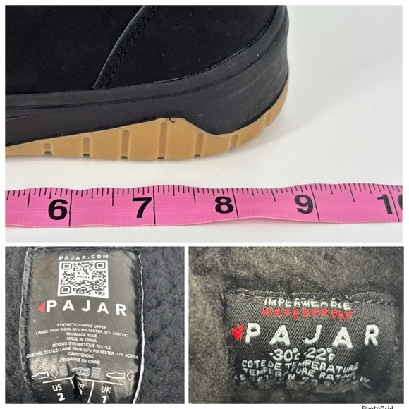 Pajar NWT Boys' Black Troop Waterproof Insulated Snow Boots, 2 - Picture 16 of 16
